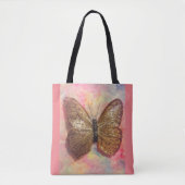 glänzende Bronzeschmetterling-Tasche Tasche (Vorderseite)