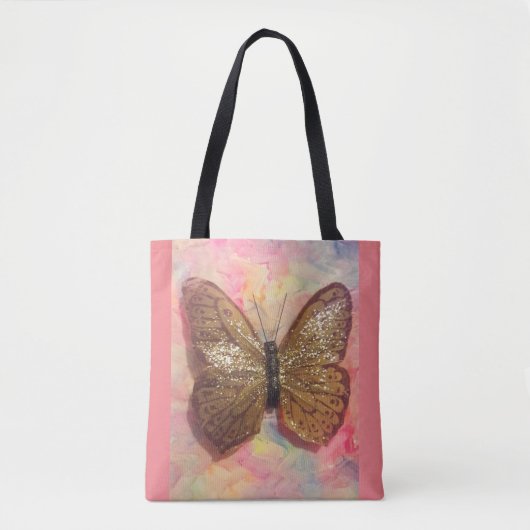 glänzende Bronzeschmetterling-Tasche Tasche (Vorderseite)