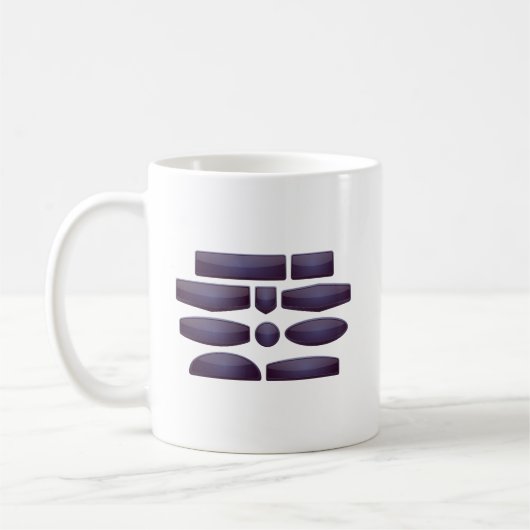 Glänzende Designelemente für Buttons | UI & Digita Kaffeetasse (Links)