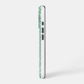 Glänzende Farbtröpfchen-Mintgrün-Glamour-Ästhetik iPhone 16 Hülle (Linke Seite)