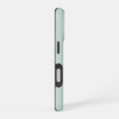 Glänzende Farbtröpfchen-Mintgrün-Glamour-Ästhetik iPhone 16 Hülle (Rechte Seite)