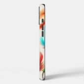 Glänzende Federn Case-Mate iPhone Hülle (Rückseite / Links)