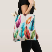 Glänzende Federn Tasche (Von Nahem)
