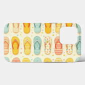 Glänzende Flip-Flops Case-Mate iPhone Hülle (Rückseite (Horizontal))