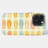 Glänzende Flip-Flops iPhone Hülle (Rückseite (Horizontal))