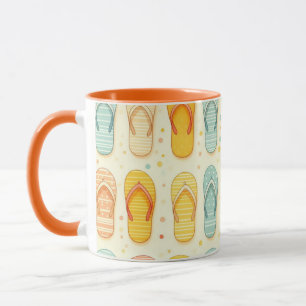 Glänzende Flip-Flops Tasse