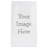 Gestaltbare Geschenktüte - Klein, Glänzend (Vorderseite)