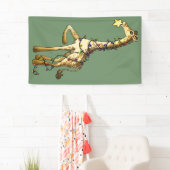 Glänzende Giraffe Banner (Insitu)