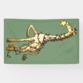 Glänzende Giraffe Banner (Horizontal)