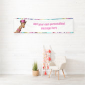 Glänzende Giraffe Banner (InSitu)