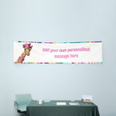 Glänzende Giraffe Banner (Messeveranstaltung)