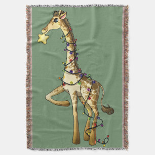 Glänzende Giraffe Decke