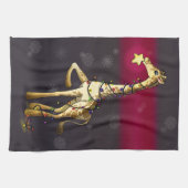 Glänzende Giraffe Handtuch (Horizontal)