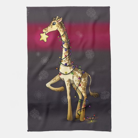 Glänzende Giraffe Handtuch (Vertikal)