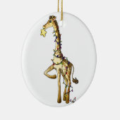 Glänzende Giraffe Keramikornament (Rechts)
