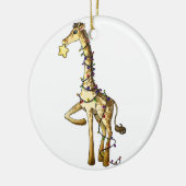 Glänzende Giraffe Keramikornament (Links)