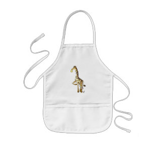 Glänzende Giraffe Kinderschürze