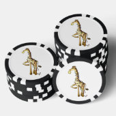 Glänzende Giraffe Pokerchips (Stapel)