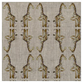 Glänzende Giraffe Stoff (Nahaufnahme)