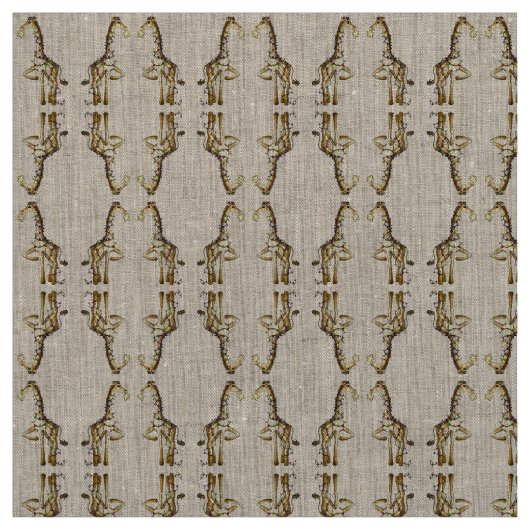 Glänzende Giraffe Stoff (Muster)