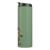 Glänzende Giraffe Thermosbecher (Nach rechts gedreht)