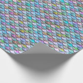 Glänzende glatte pearlescent bunte geschenkpapier (Ecke)