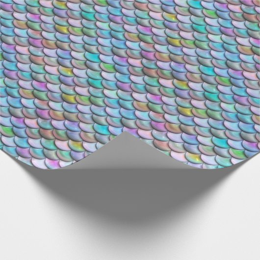 Glänzende glatte pearlescent bunte geschenkpapier (Ecke)