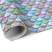Glänzende glatte pearlescent bunte geschenkpapier (Rolleneckpunkt)