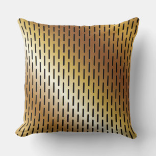 Glänzende goldene Metallfliesen-Kissen Kissen