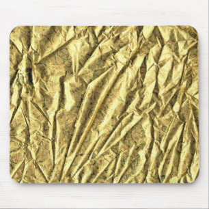 Glänzende Goldfolie Mousepad