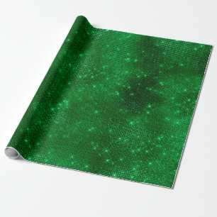 Glänzende grüne Folie Geschenkpapier