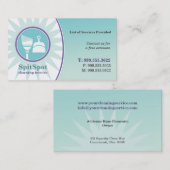 Glänzende helle visitenkarte (Vorne/Hinten)