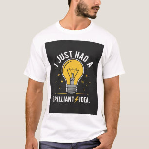 Glänzende Idee Glühbirne Elektroingenieur Geschenk T-Shirt