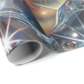 Glänzende klare Diamanten Geschenkpapier (Rolleneckpunkt)