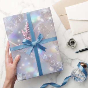 Glänzende klare Diamanten  Geschenkpapier