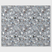Glänzende klare Diamanten  Geschenkpapier (Flach)