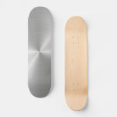 Glänzende Kreispoliermetallbeschaffenheit Skateboard (Vorderseite)