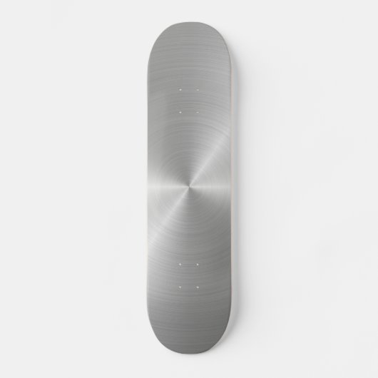 Glänzende Kreispoliermetallbeschaffenheit Skateboard (Vorderseite)