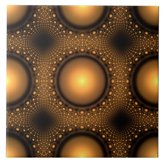 Glänzende Kugeln Textur Fliese (Vorderseite)