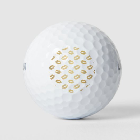 Glänzende Küsse Golfball (Vorderseite)