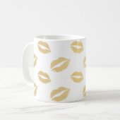 Glänzende Küsse Kaffeetasse (Vorderseite Links)