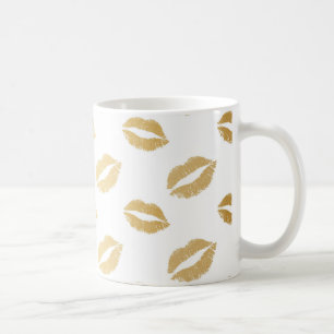 Glänzende Küsse Kaffeetasse