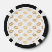 Glänzende Küsse Pokerchips (Rückseite)