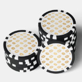 Glänzende Küsse Pokerchips (Stapel)