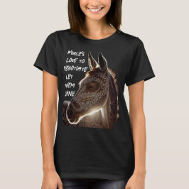 glänzende Lieben für Maultiere T-Shirt