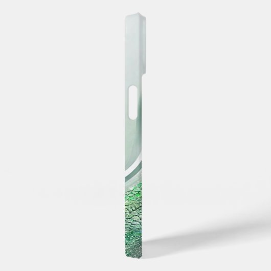 glänzende Oberfläche mit Bio Mustern Case-Mate iPhone Hülle (Rückseite / Rechts)