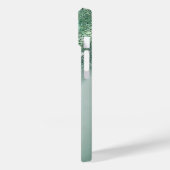 glänzende Oberfläche mit Bio Mustern Case-Mate iPhone Hülle (Rückseite / Links)