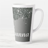 Glänzende Paint Drip Latte Tasse (Rechts)