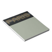 glänzende Pariser Papierprodukte Notizblock (angewinkelt)
