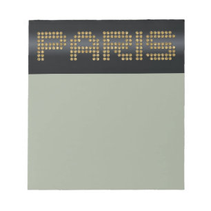 glänzende Pariser Papierprodukte Notizblock